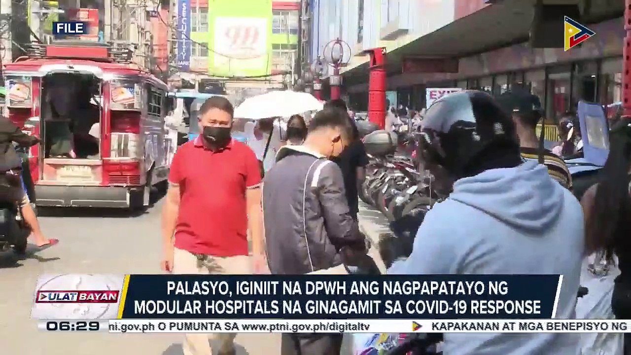 P5.024-T proposed budget para sa 2022, inilatag ng Malacañang; Palasyo, iginiit na DPWH ang nagpapatayo ng modular hospitals na ginagamit sa COVID-19 response; 16 hinihinalang miyembro ng NPA, patay sa engkwentro sa Eastern Samar; Quezon LGU, nanawagan n