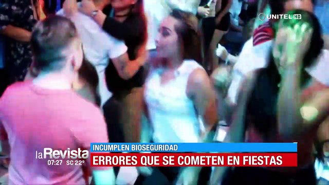 ¿Cuáles son los errores que se cometen al asistir a eventos sociales en medio de la pandemia?