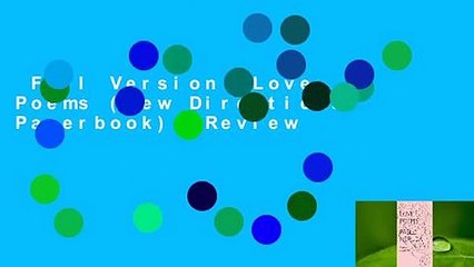 Full Version  Love Poems (New Directions Paperbook)  Review