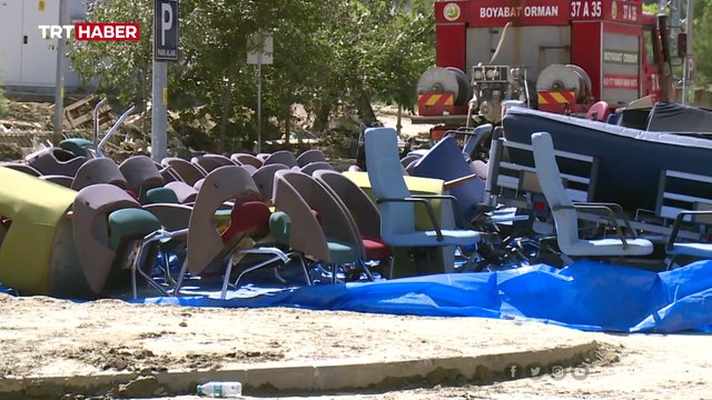 Ayancık Devlet Hastanesi'nde sel temizliği: Mehmetçik ve gönüllüler seferber oldu