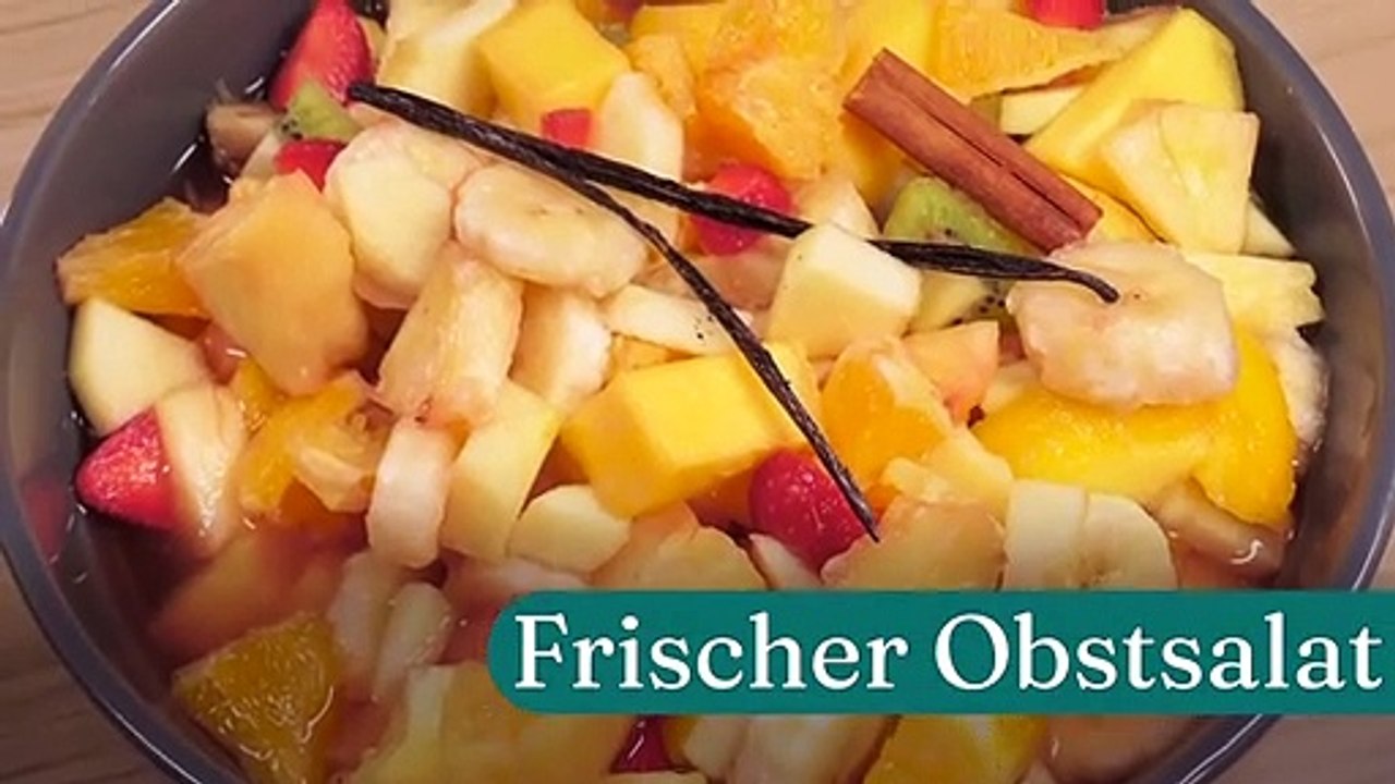 Perfekt für den Sommer! Erfrischender Obstsalat