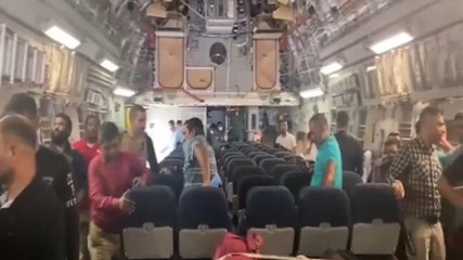 Another IAF aircraft with stranded Indians from Kabul lands at Hindon airbase