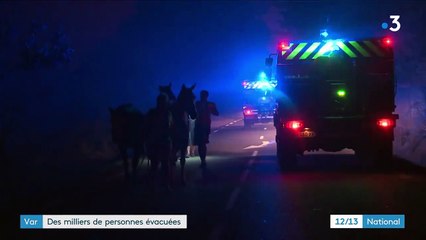 Incendie dans le var : l'évacuation des habitants s'organise