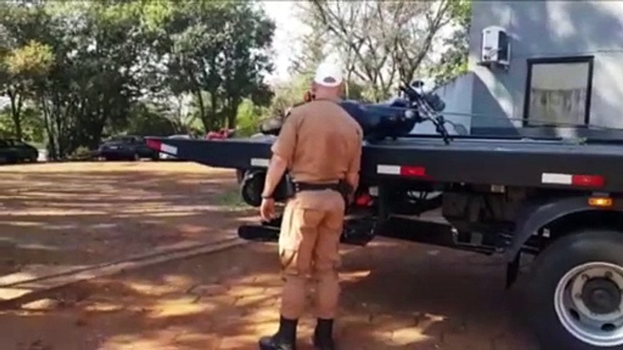 Moto que havia sido furtada no mês passado foi recuperada pela Polícia Militar