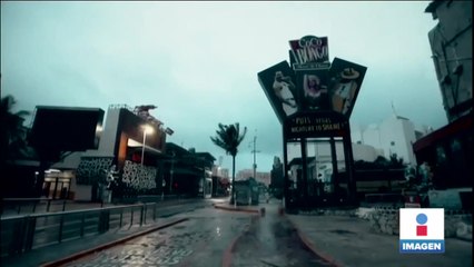 "Grace" toca tierra en Tulum y deja saldo blanco