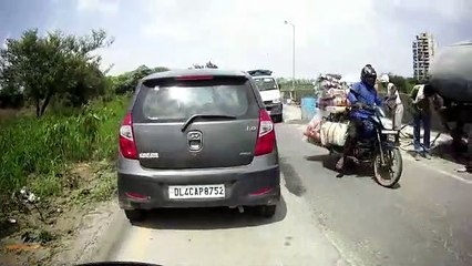 Delhi road traveling part -45