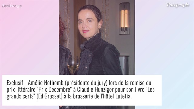 Amélie Nothomb, violée par 3 hommes, a sombré dans l'anorexie : ses terribles confidences