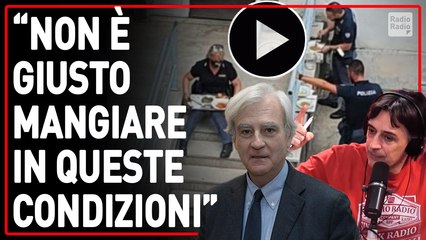 [VIDEO DENUNCIA] IL GREEN PASS COLPISCE ANCHE LA POLIZIA ▷ "GUARDATE IN CHE CONDIZIONI SONO COSTRETTI A MANGIARE"