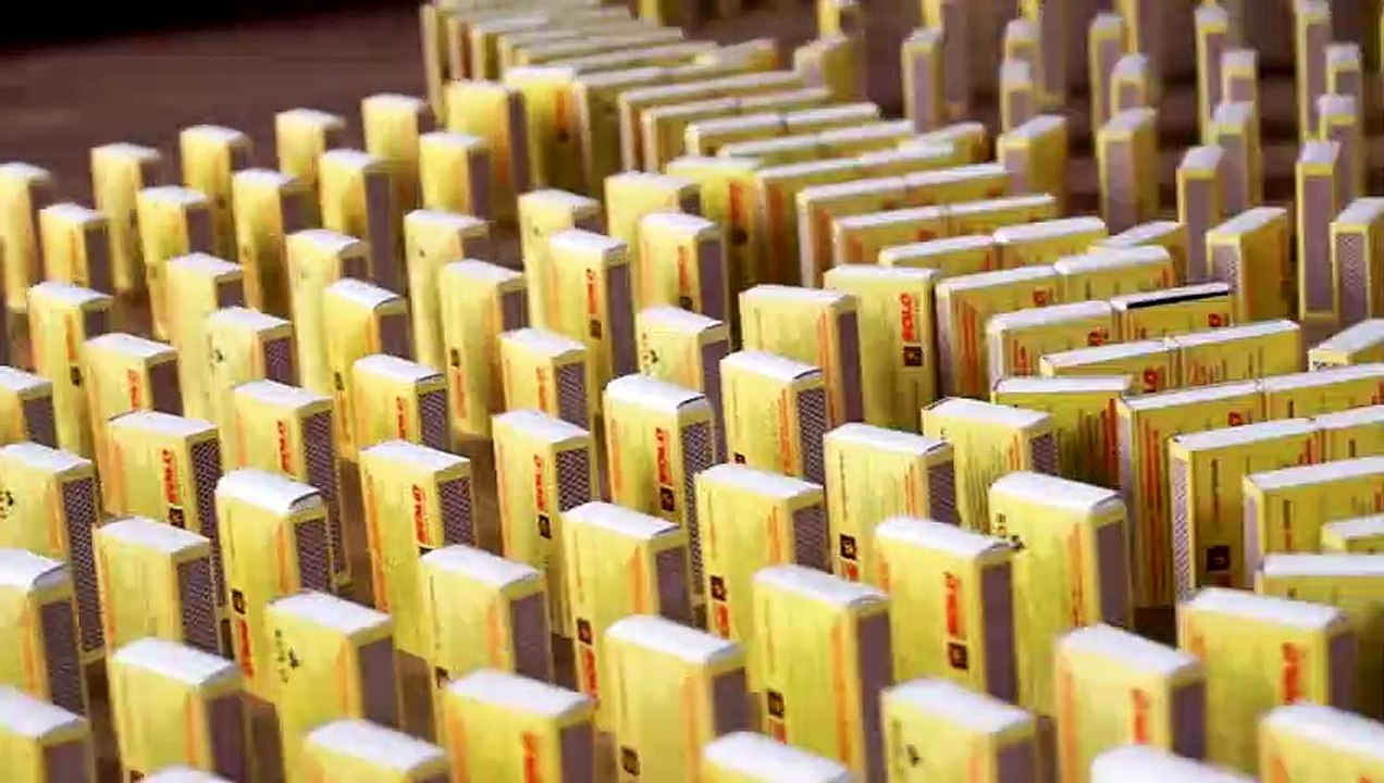 I Built The Largest MATCHBOX Domino_HIGH