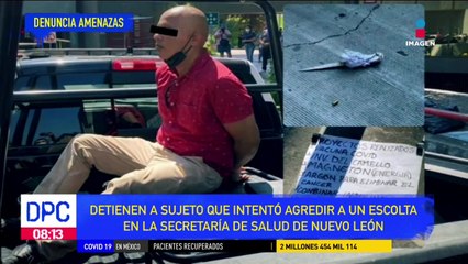 Sujeto intentó agredir a una escolta en Nuevo León