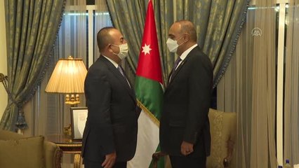 Son dakika haber: Dışişleri Bakanı Çavuşoğlu, Ürdün Başbakanı Khasawneh tarafından kabul edildi