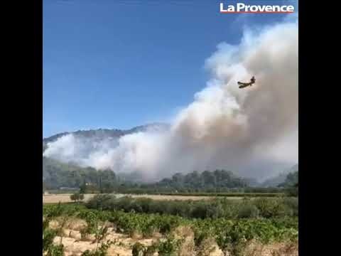Vaucluse : l'incendie de Beaumes-de-Venise toujours en cours de traitement