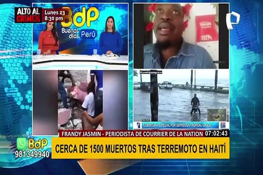 Tras terremoto en Haití: ayuda internacional no está llegando