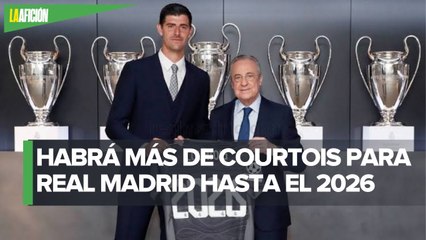 Thibaut Courtois renovó contrato con el Real Madrid por cinco años más