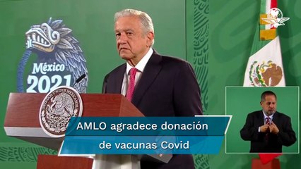 AMLO agradece a Joe Biden la donación de 8.5 millones de vacunas contra Covid-19