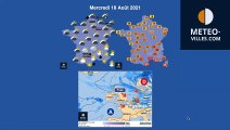 prevision meteo du mardi 17 août 2021