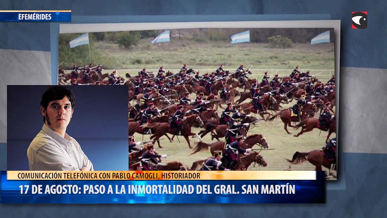 17 de agosto paso a la inmortalidad del gral. San Martín