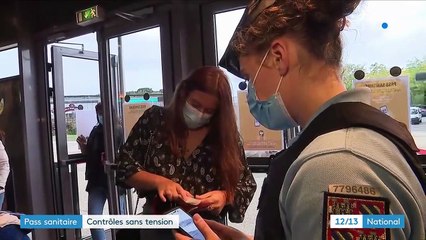 Pass sanitaire : des premiers contrôles sans tension