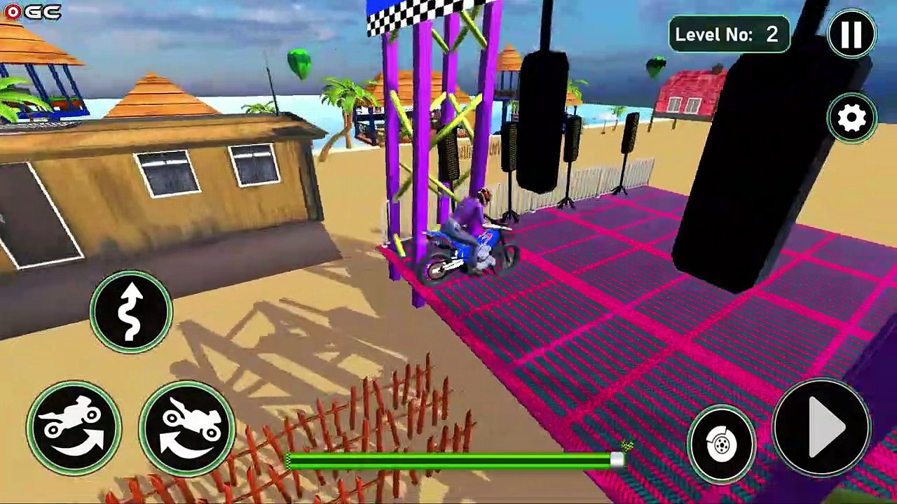 Motor Bike Impossible Stunts Game - Bike Stunts Tricky Racing Rider Free 2021 - Android GamePlay #3