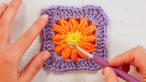 How To Make A Daisy Granny Square