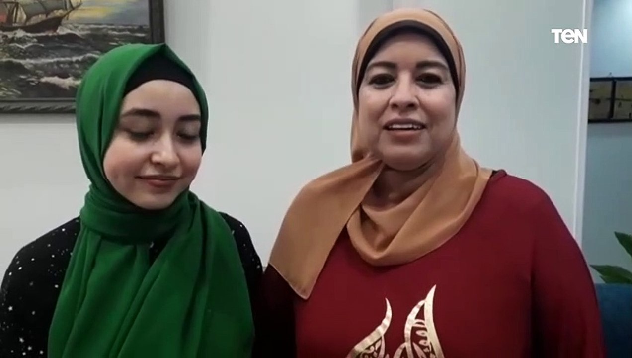 كاميرا TeN تلتقي الطالبة سارة علاء الحاصلة على المركز الثالث ادبي بالثانوية العامة