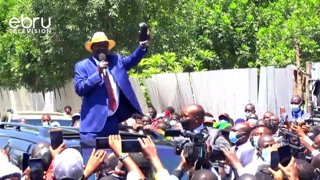 Kinara Wa ODM Yu Kaunti Ya Nakuru Katika Juu Chini Za Kuwania Urais