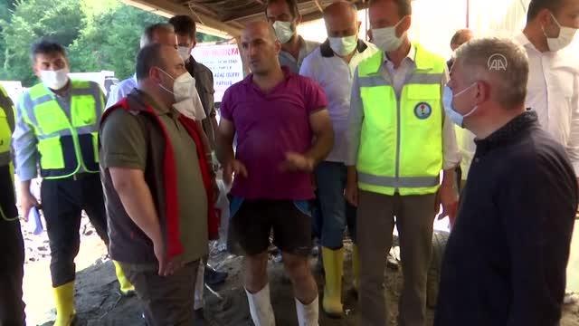 KASTAMONU - Sanayi ve Teknoloji Bakanı Varank, Bozkurt ve Abana'da incelemede bulundu