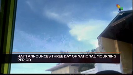 FTS 12:30 17-08: Haiti announces three day of National Mourning period