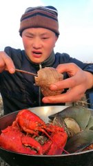 SPICY SEAFOOD | SQUID OCTOPUS SUPER NICE EATING |  أصوات الأخطبوط ال | #shorts #81