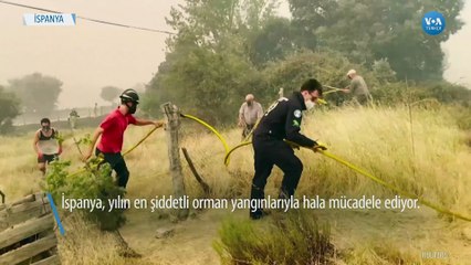 İspanya’da Yılın En Şiddetli Yangınları Devam Ediyor