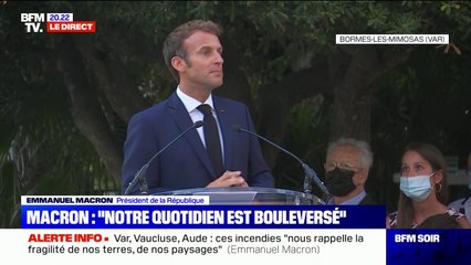 Emmanuel Macron: "Le monde dans lequel nous vivons n'est pas donné, il est le fruit de nos combats"
