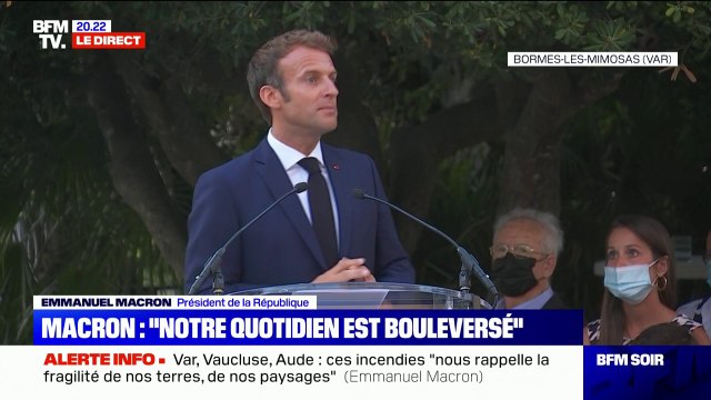 Emmanuel Macron: Le monde dans lequel nous vivons n'est pas donné, il est le fruit de nos combats