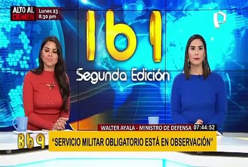 Walter Ayala: “servicio militar obligatorio está en observación”