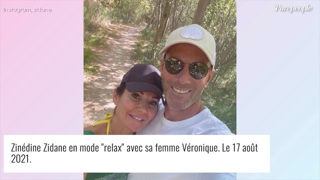 Zinedine Zidane et sa femme Véronique : en mode relax , détente et câlins au programme
