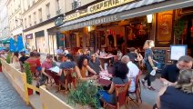 Paris virtual tour Evening Walk and Bike Ride - 4K HD QUALITY