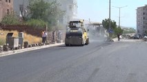 Ahlat Belediyesinden sıcak asfalt çalışması