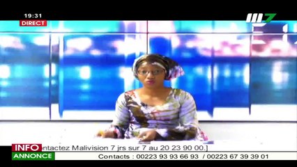 JT BAMBARA 19H30 DU 17 AOUT 2021