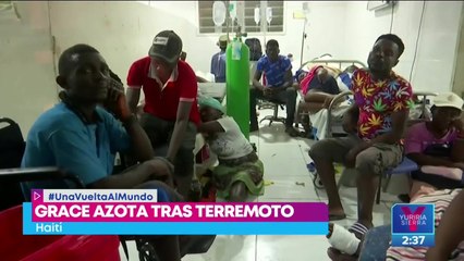 "Grace" azota a Haití tras terremoto de magnitud 7.2