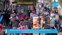 Repartidores reclamaron en La Plata por aumentos  y mejores condiciones