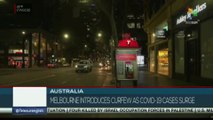 Australia: Melbourne introduces curfew as Covid-19 cases surge