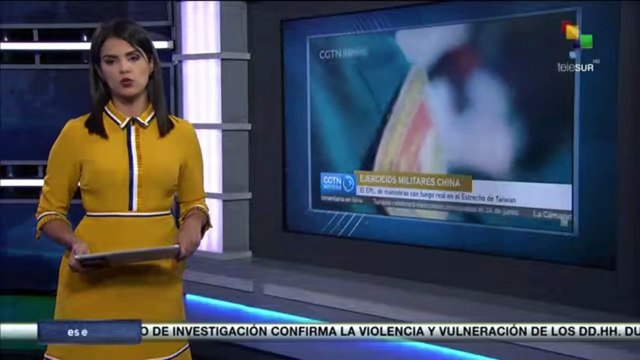 China realiza maniobras militares para frenar las provocaciones de EE.UU