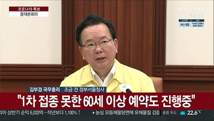 [현장연결] 김총리 "백신 미접종 젊은층, 중증 사례 늘어"