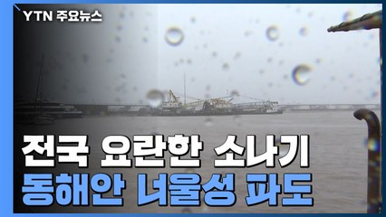[날씨] 오늘 전국 요란한 소나기...동해안엔 호우특보 / YTN