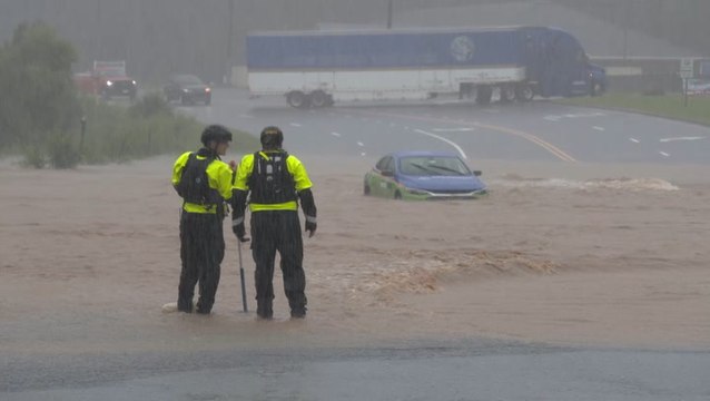Multiple water rescues as rivers rise in western North Carolina