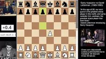 Kasparov effortless victory against David Letterman (1989 - 1990)
