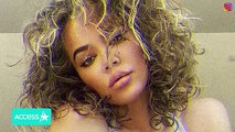 Khloé Kardashian Flaunts Natural Curly Hair In Gym Selfie