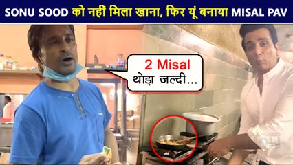 Sonu Sood Makes Maharashtra's Authentic Misal Pav While Shooting | Video Viral