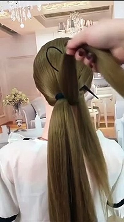 Amazing Trending Hairstyle For Girls #0159  _♀️✴️أجمل التسريحات للصبايا✴️#hairstyle #shorts