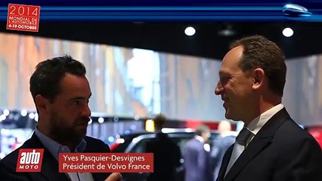 Volvo XC 90 - En direct du Mondial de l'Auto avec auto-moto.com - vidéo Dailymotion