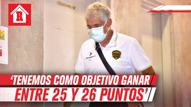 Ricardo Ferretti: 'Tenemos como objetivo ganar 25, 26 puntos por torneo'